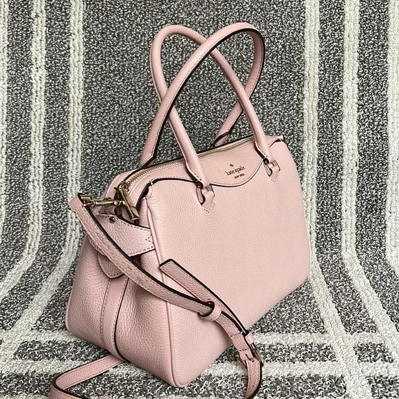 Kate Spade Mimi Satchel Rose Smoke - Picture 3 of 16